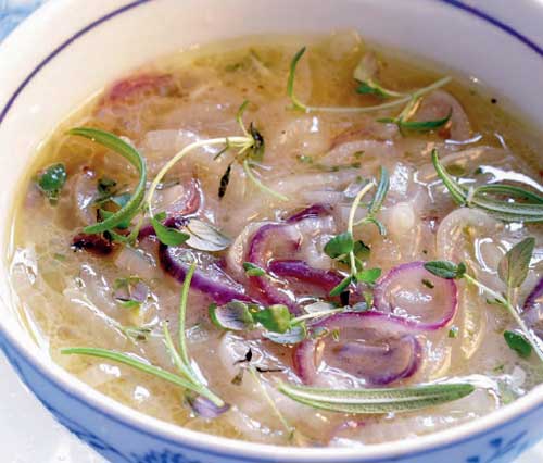 Луковый суп с бараниной